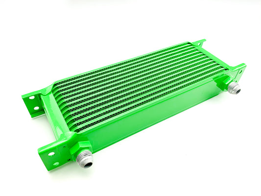 Speedline'z Motorsports High Performance Bright Lime Green Powder Coated 13 Row Oil Cooler