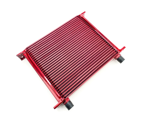 Speedline'z Motorsports High Performance 30 Row Oil Coolers Gloss Candy Red Powder Coated