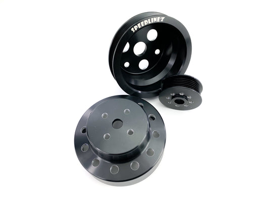 Speedline'z Billet 6061 Aluminum Underdrive Pulley's 1988-1995 GMC & CHEVY Truck 4.3/5.0/5.7